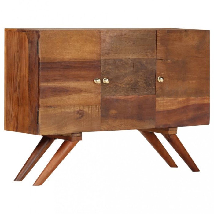 vidaXL Servantă, maro, 110 x 30 x 75 cm, lemn masiv reciclat