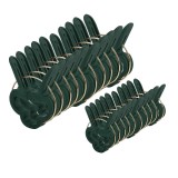 Cleme pentru fixarea plantelor, reutilizabile, set 20 bucati, 10 mici + 10 mari