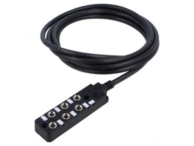 Cutie de conexiuni M8 PIN: 3 3m - IP67 foto