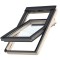 VELUX GZL 1051 - Fereastra mansarda cu maner sus 114X118 cm (SK06) invelitori ondulate EDW2000 kit BDX+BFX
