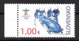 SLOVACIA 2010, J. O. Vancouver, Sport, serie neuzata, MNH, Nestampilat