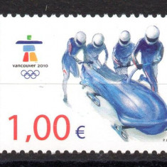 SLOVACIA 2010, J. O. Vancouver, Sport, serie neuzata, MNH