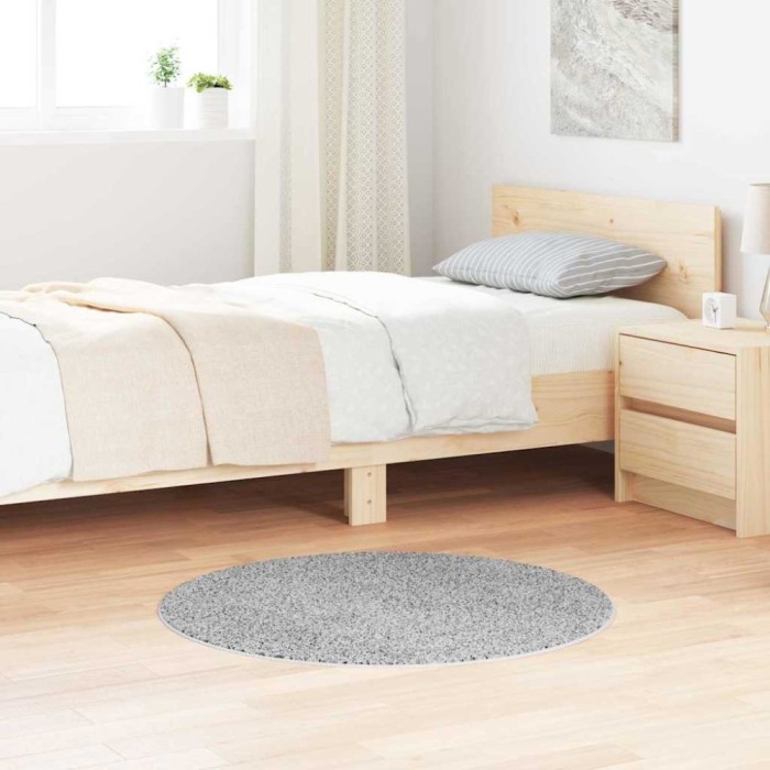 vidaXL Covor Gri 90 x 90 cm Polipropilenă