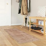 vidaXL Covor Runner MARSA Alb 50 x 100 cm Poliester și PVC 42023300