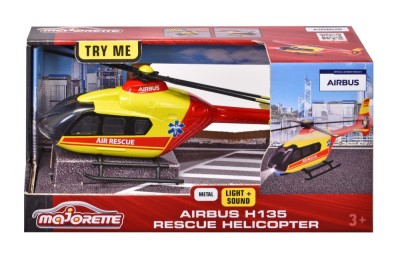 MAJORETTE ELICOPTER DE SALVARE AIRBUS H135 CU SUNETE SI LUMINI SuperHeroes ToysZone foto