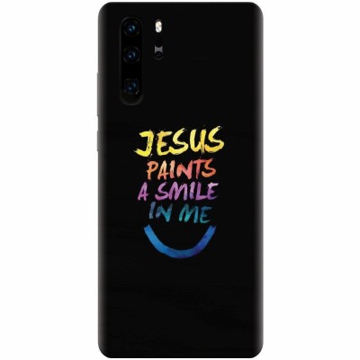 Husa silicon pentru Huawei P30 Pro, Jesus Paints A Smile In Me foto