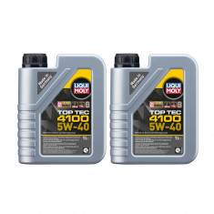 Pachet 2 litri Ulei motor Liqui Moly Top Tec 4100 5W40 foto