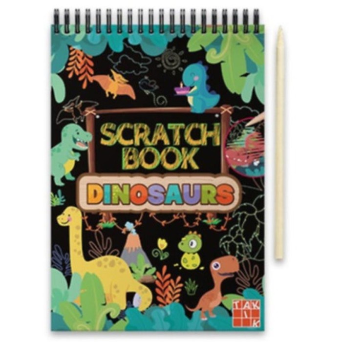 Scratch Book - Dinosaurs