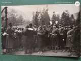 Armata Romaniei ,Vanatori de munte .Parada militara anii 1933-1939 .Carol al II lea .Fotografie tip carte postala