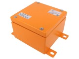 Carcasă Urgență Oțel IP65 Portocalie 150x150x100mm