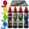 Set Menzerna 4 Pasi Polish Auto: Pasta Polish, Bureti Lustruire, Ceara Sigilare, Laveta Microfibra