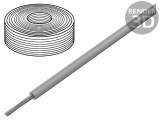 Cablu siliconic gri 4mm&sup2;