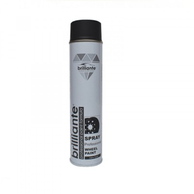 Vopsea spray pentru jante negru satin 600 ml foto