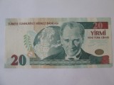 Turcia 20 Lirasi/Lire 2005