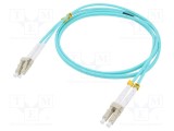 Cablul de fibră optică GEMBIRD OM4 LC/UPC 1m LSZH