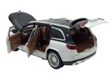 Macheta Mercedes Maybach Negru cu alb - Scara 1:24- sunete,lumini si resort- 20cm