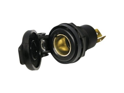 Priza auto simpla Carpoint 12/24V, max. 16A/8A suplimentara , dimetrul interior 12,20mm , pentru conector DC , 1 buc. foto