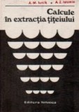 Calcule in extractia titeiului (traducere din limba rusa)