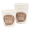 Set 22 pahare din carton, But first coffee, 120 ml