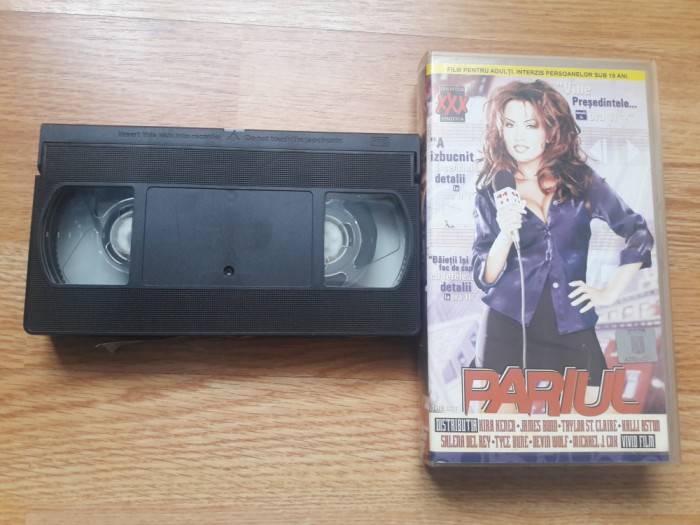 ✅ CASETĂ VIDEO VHS FILM PARIUL THE BET 1999