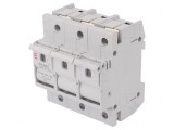 Separator cu Fuzibil D02 63A 400VAC 3 Poli pentru Șină DIN