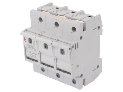 Separator cu Fuzibil D02 63A 400VAC 3 Poli pentru Șină DIN foto