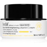 belif Aqua Bomb Brightening Vitamin C Cream crema iluminatoare cu efect de hidratare 50 ml