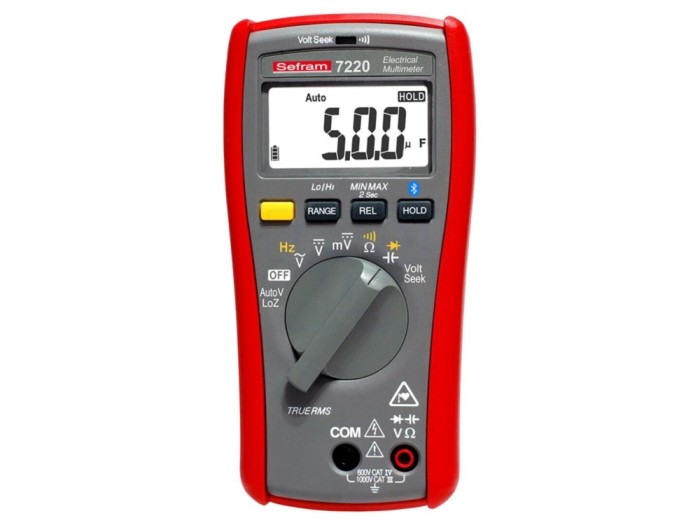 Multimetru digital Bluetooth LCD SEFRAM 7220