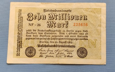 Germania - 10 Millionen Mark (1923) Berlin sNF26 foto