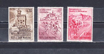 A12 S2 6 - Timbre foarte veche - San Marino - ciclism