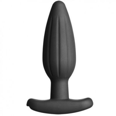 ELECTRASTIM - SILICONE BLACK ROCKER BUTT PLUG MEDIUM foto