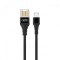 CABLU DE DATE XO - NB118, USB - MICRO USB, 2.1A, 1M, NEGRU BLISTER