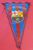 Fanion fotbal - FC BARCELONA (dimensiuni mari 45x25 cm) - nu are snurul de agatat