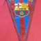Fanion fotbal - FC BARCELONA (dimensiuni mari 45x25 cm) - nu are snurul de agatat