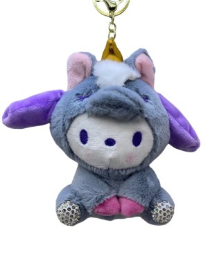 Breloc Hello Kitty gri din plus foto