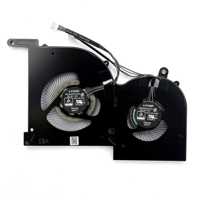 Cooler placa video Laptop, MSI, GS66, Stealth 10SE, 10SD, 10SF, 10SFS, 10SGS, MS-16V1, 16V1-G-CW, 16V1-G-CCW, BS5005HS-U4Q, BS5005HS-U3J, 5V, 1A, GPU foto