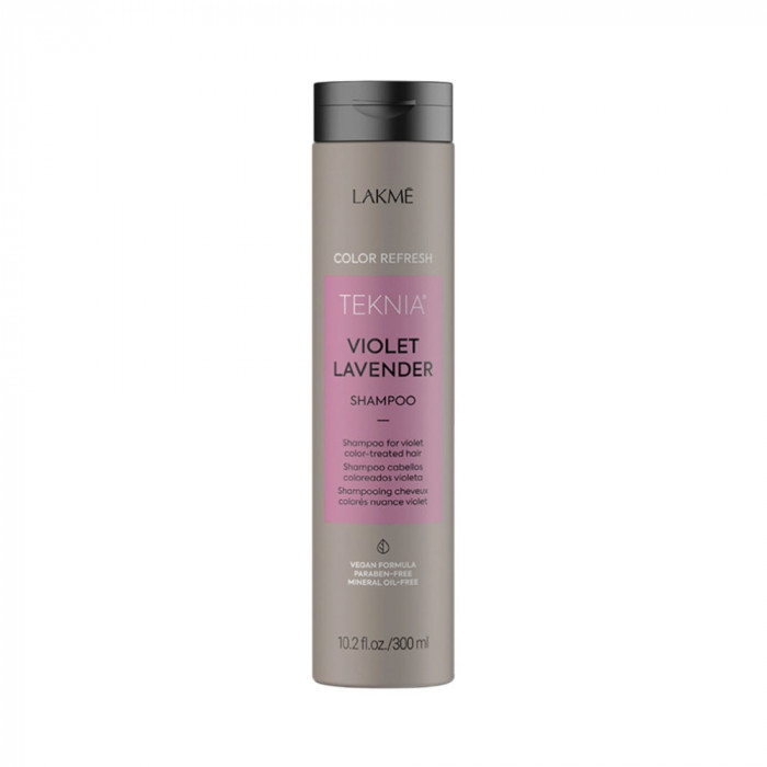 Sampon colorant cu pigment violet, Lakme Teknia, Refresh Violet Lavender Shampoo, 300ml