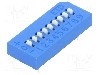 Intrerupator DIP, 2 pozitii, montare THT, 9 sectiuni, ECE - ETD109EZ