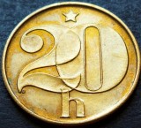 Moneda 20 HALERU - RS CEHOSLOVACIA, anul 1986 * cod 2012 B