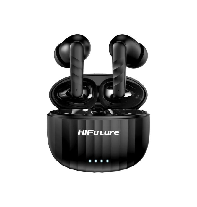 HiFuture Casti Bluetooth 5.3 HiFuture SonicBliss TWS Earbuds, Autonomie 28H, Raspundere Apel, Accesare vocala Siri sau Google Assistance, HD Voice, Co