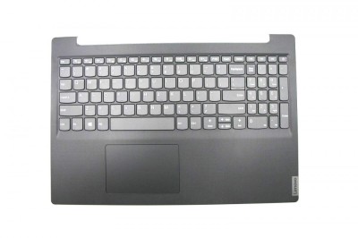 Carcasa superioara cu tastatura palmrest Laptop, Lenovo, V15-IIL Type 82C5, ES540, EC1A4000200, 5CB0S16759, AM1A4000, AP1A4000600, neagra, layout US foto