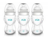 PUR 9816 &ndash; SET BIBEROANE ADVANCED PLUS CU GURA LARGA 3 X 250ML