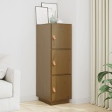 VidaXL Dulap &icirc;nalt, maro miere, 34x40x108,5 cm, lemn masiv de pin