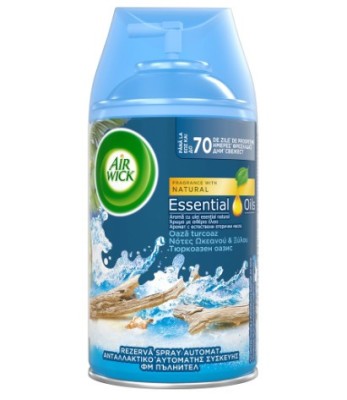 Rezerva odorizant casa Air Wick Briza Marina, uleiuri esentiale, 70 zile prospetime, 250 ml foto