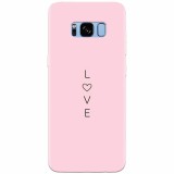 Husa silicon pentru Samsung S8, Love