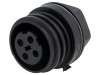 Conector Circular Soclu Mamă 4 PIN Nichelat Buccaneer 900