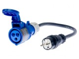 Adaptor Priză Monofazat 16A EU 265V IP40