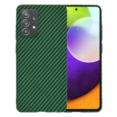 Husa pentru Samsung Galaxy A52s 5G A528 / A52 5G A526 / A52 A525, Techsuit, Carbonite FiberShell, Verde