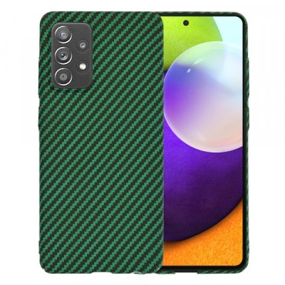 Husa pentru Samsung Galaxy A52s 5G A528 / A52 5G A526 / A52 A525, Techsuit, Carbonite FiberShell, Verde foto