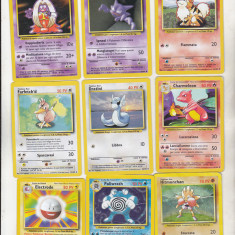 bnk crc Cartonase de colectie - Pokemon Italia - 62 diferite